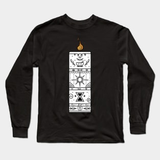 Candle (White) Long Sleeve T-Shirt